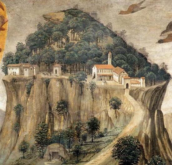 GHIRLANDAIO, Domenico Stigmata of St Francis detail Germany oil painting art